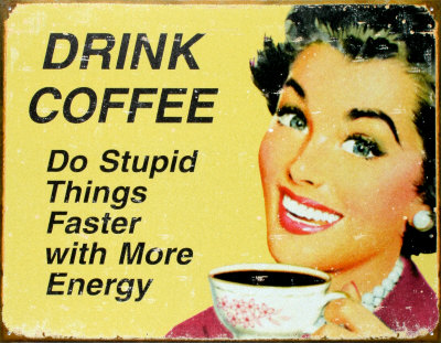 drink coffee